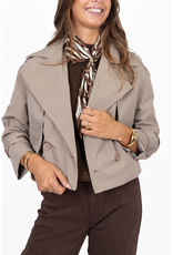 21Jewelz Korte trenchcoat - taupe
