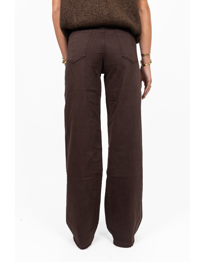 21Jewelz Extra tall wide leg jeans - donkerbruin