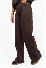21Jewelz Extra tall wide leg jeans - donkerbruin