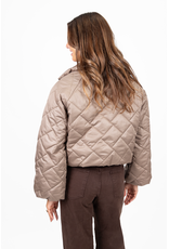 21Jewelz Gewatteerde jas - taupe