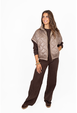 21Jewelz Gewatteerde bodywarmer - taupe