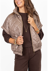 21Jewelz Gewatteerde bodywarmer - taupe
