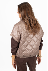 21Jewelz Gewatteerde bodywarmer - taupe