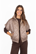 21Jewelz Gewatteerde bodywarmer - taupe
