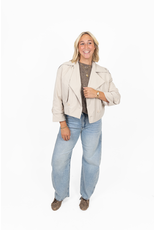 21Jewelz Korte trenchcoat - ecru