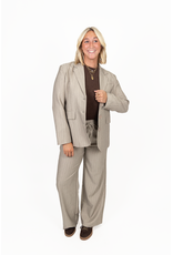 21Jewelz Blazer met streep - taupe