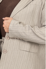 21Jewelz Blazer met streep - taupe