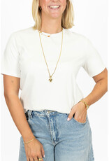 21Jewelz Effen basic t-shirt - wit