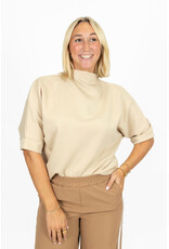 21Jewelz Sweatshirt met hoge hals - lichtbeige