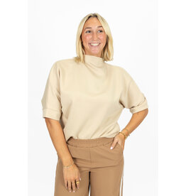 21Jewelz Sweatshirt met hoge hals - lichtbeige