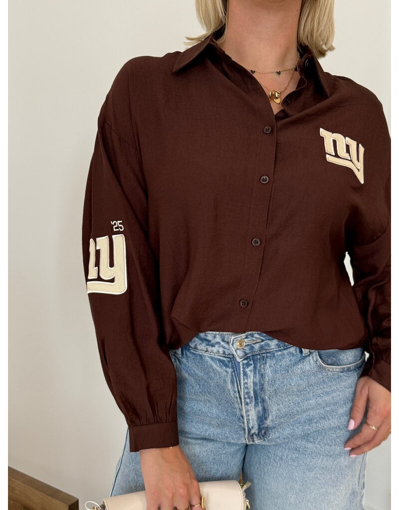 21Jewelz Blouse "NY" - bruin