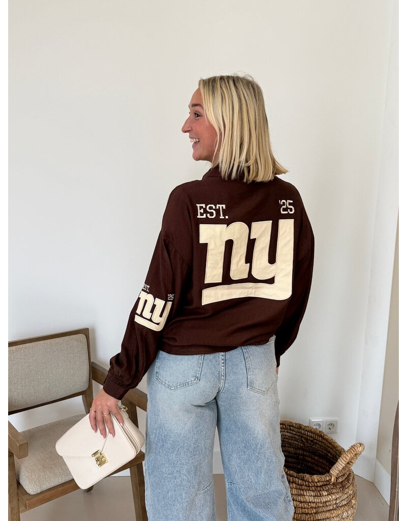 21Jewelz Blouse "NY" - bruin