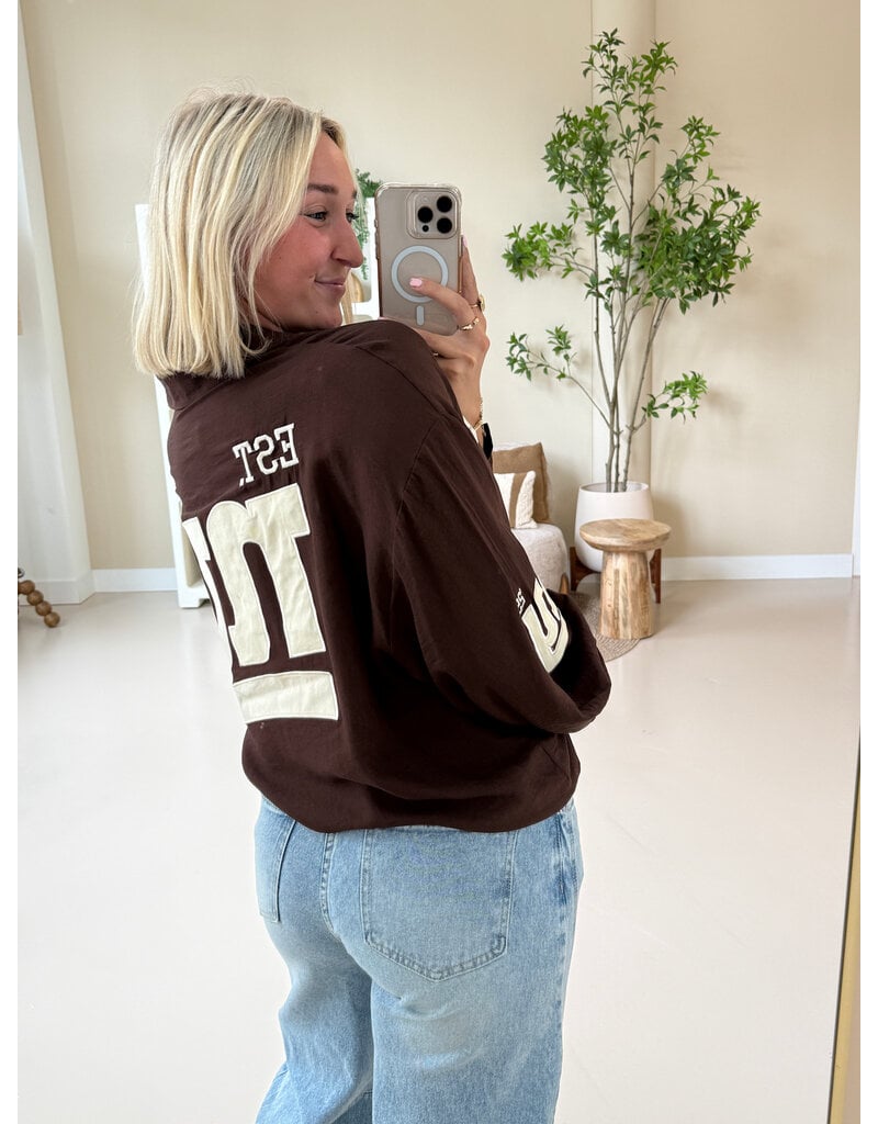 21Jewelz Blouse "NY" - bruin