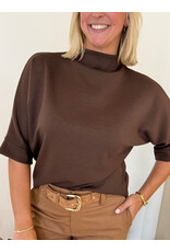 21Jewelz Sweatshirt met hoge hals - donkerbruin