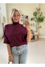 21Jewelz Sweatshirt met hoge hals - bordeaux