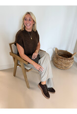 21Jewelz Pantalon met streep - taupe