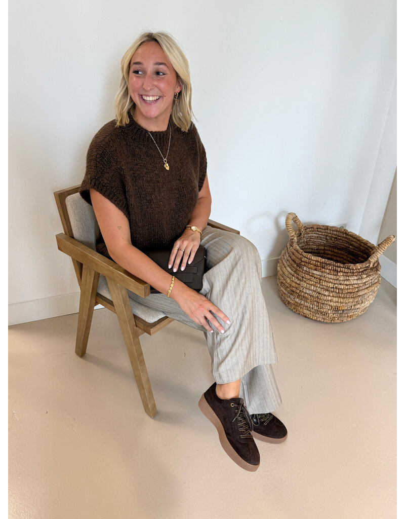 21Jewelz Pantalon met streep - taupe
