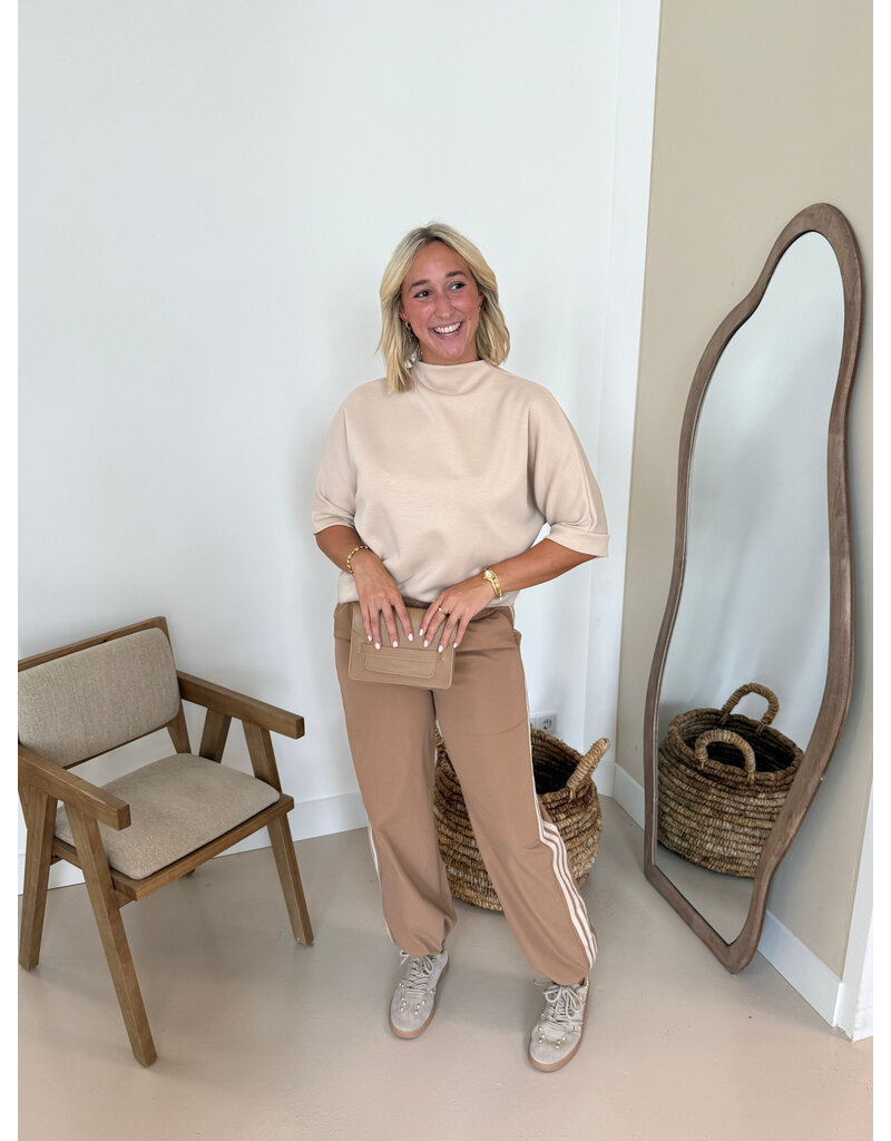 21Jewelz Sweatshirt met hoge hals - lichtbeige