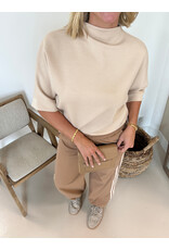 21Jewelz Sweatshirt met hoge hals - lichtbeige