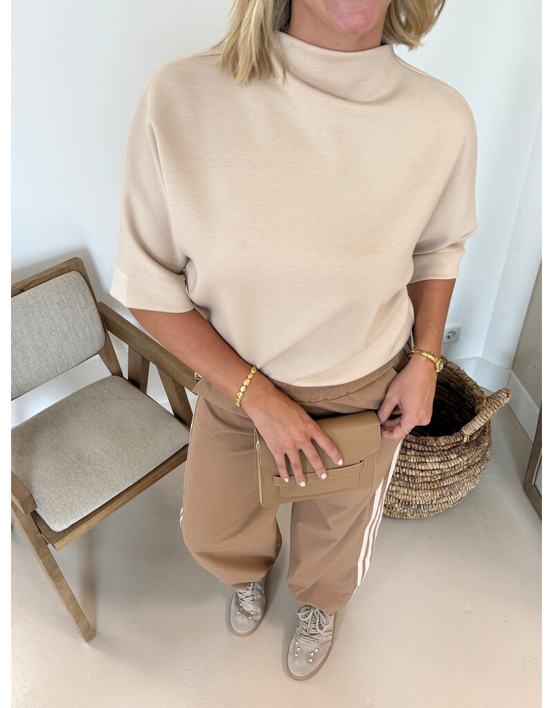 21Jewelz Sweatshirt met hoge hals - lichtbeige