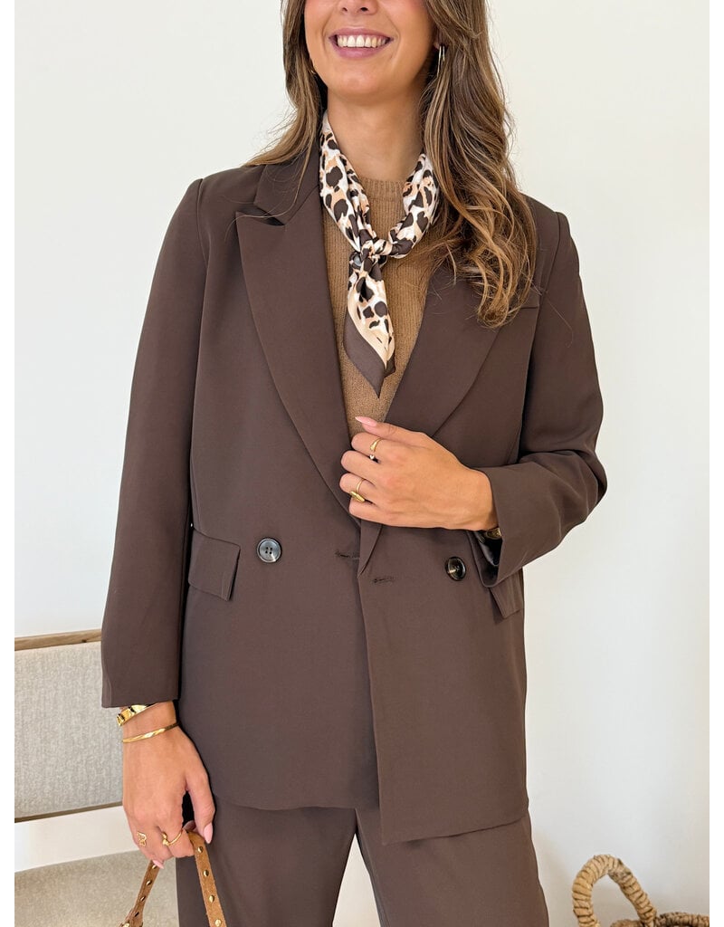 21Jewelz Effen blazer - bruin