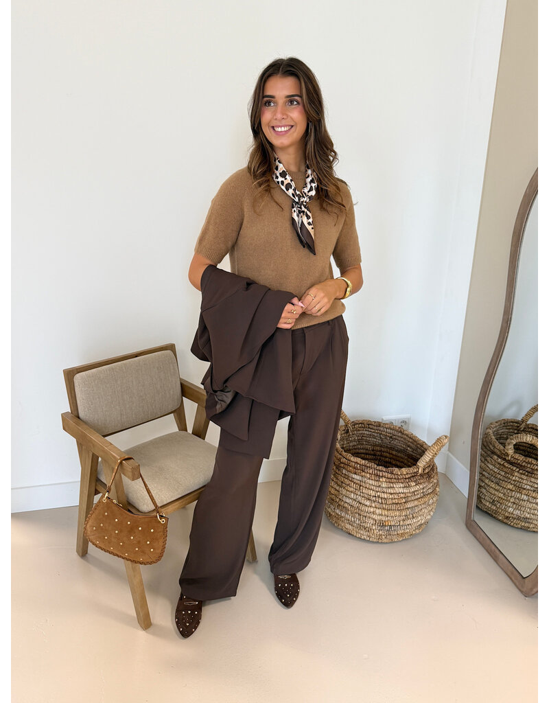 21Jewelz Effen pantalon - bruin