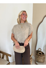 21Jewelz Knitted spencer - beige