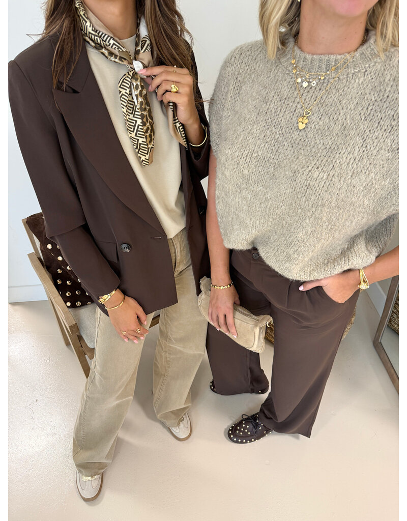 21Jewelz Knitted spencer - beige