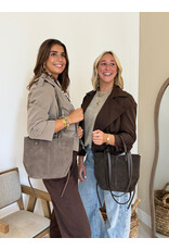 21Jewelz Korte trenchcoat - donkerbruin
