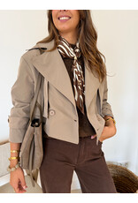 21Jewelz Korte trenchcoat - taupe