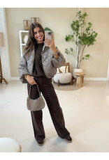21Jewelz Gewatteerde jas - taupe