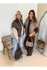 21Jewelz Gewatteerde bodywarmer - taupe