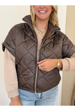 21Jewelz Gewatteerde bodywarmer - bruin