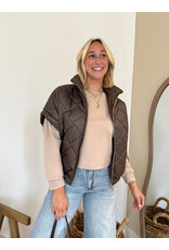 21Jewelz Gewatteerde bodywarmer - bruin