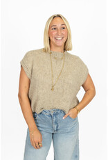 21Jewelz Knitted spencer - beige