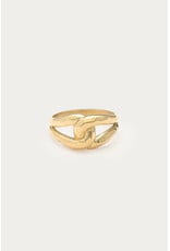 My Jewellery My Jewellery | Bold ring met lus 'hammered'