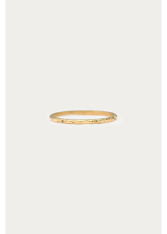 My Jewellery My Jewellery | Bold basic minimalistische ring 'hammered'