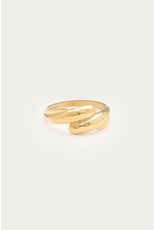 My Jewellery My Jewellery | Bold ring met wave 'hammered'