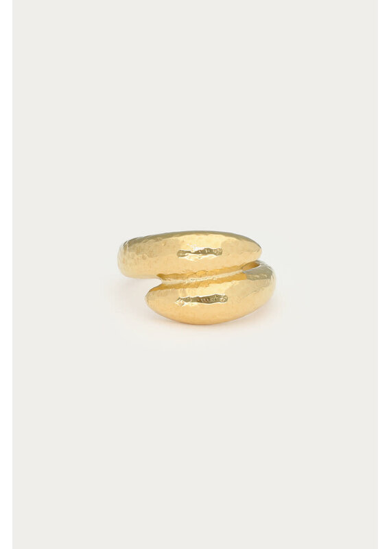 My Jewellery My Jewellery | Bold statement bubbel ring 'hammered'