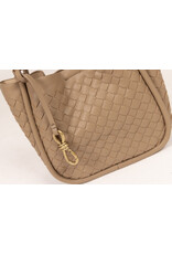 21Jewelz Handtasje met gevlochten details - beige