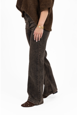 21Jewelz Wide leg jeans - washed donkerbruin