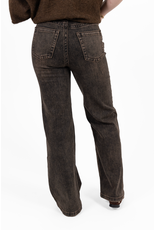 21Jewelz Wide leg jeans - washed donkerbruin