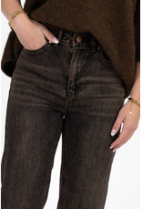 21Jewelz Wide leg jeans - washed donkerbruin
