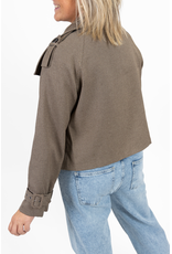 21Jewelz Korte geruite trenchcoat - bruin/beige