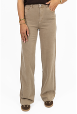 Redial Extra tall wide leg jeans - beige