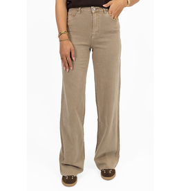Redial Extra tall wide leg jeans - beige