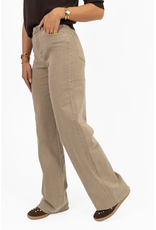 Redial Extra tall wide leg jeans - beige