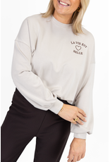 21Jewelz "La vie est belle" sweater - beige