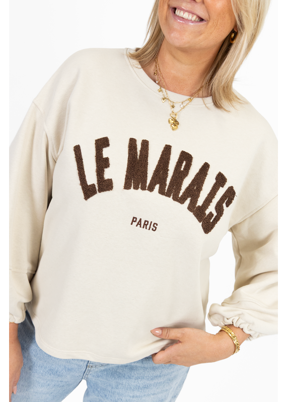 21Jewelz Le Marais Paris sweater - beige