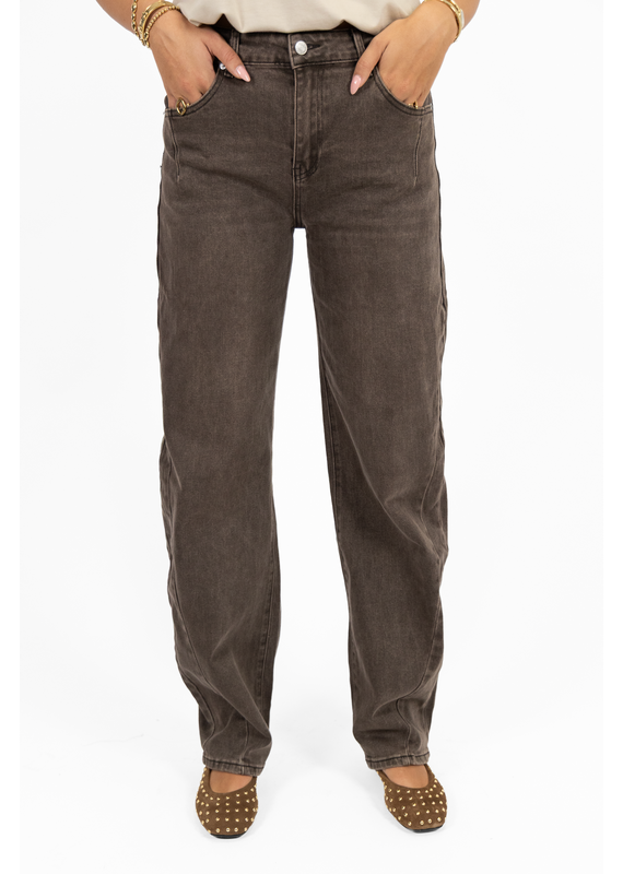 21Jewelz Extra tall balloon jeans - lichtbruin